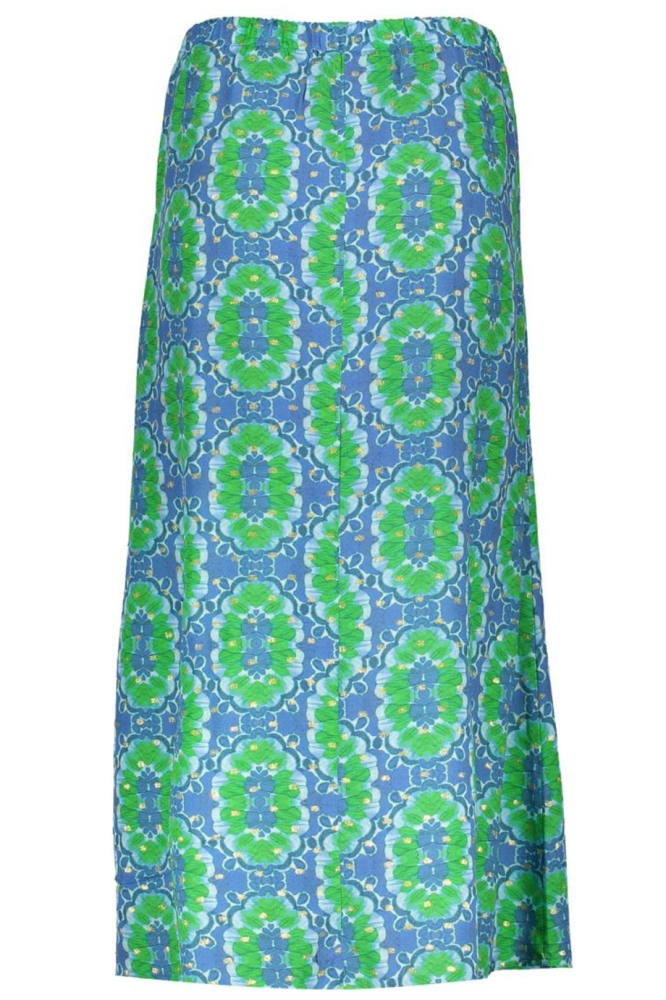 MIDI ROK MET TILE DESSIN EN LUREX 56315 20 000625 BLUE/GREEN